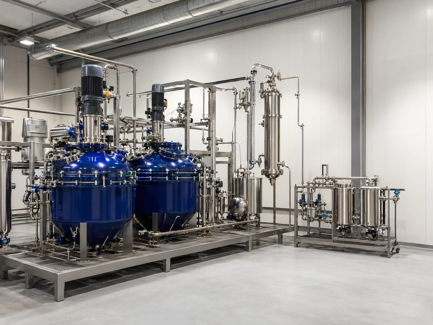 Glass lined reactors for dyes and pigment chemical processing