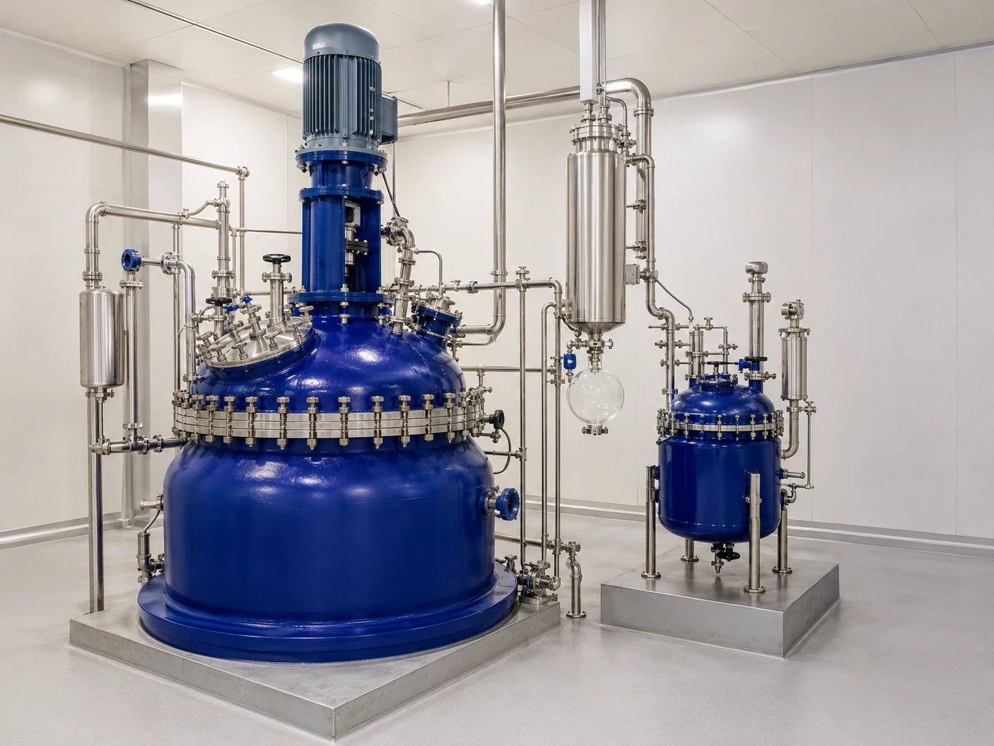 Glass lined reactors for pharmaceutical processing