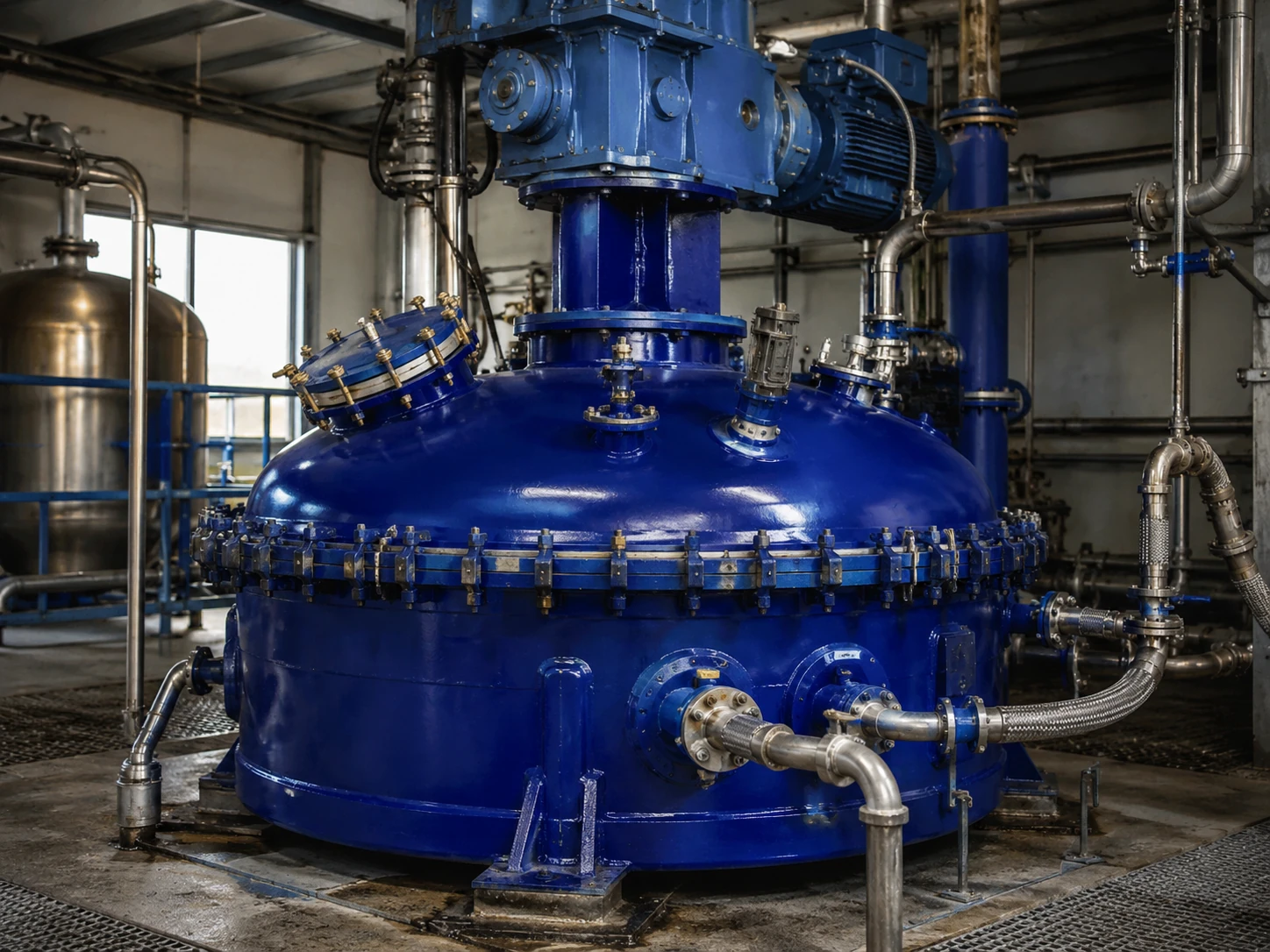Reactor and agitation equipment for resin and polymer processing