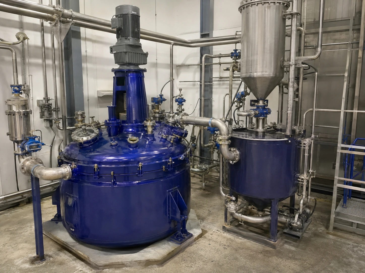 Glass lined chemical process equipment for specialty chemical production