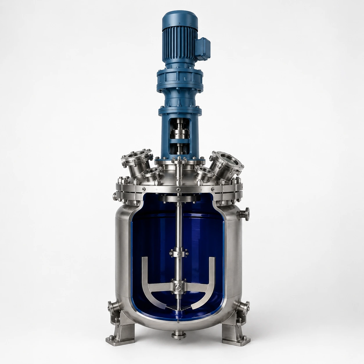 Glass lined agitation and mixing equipment