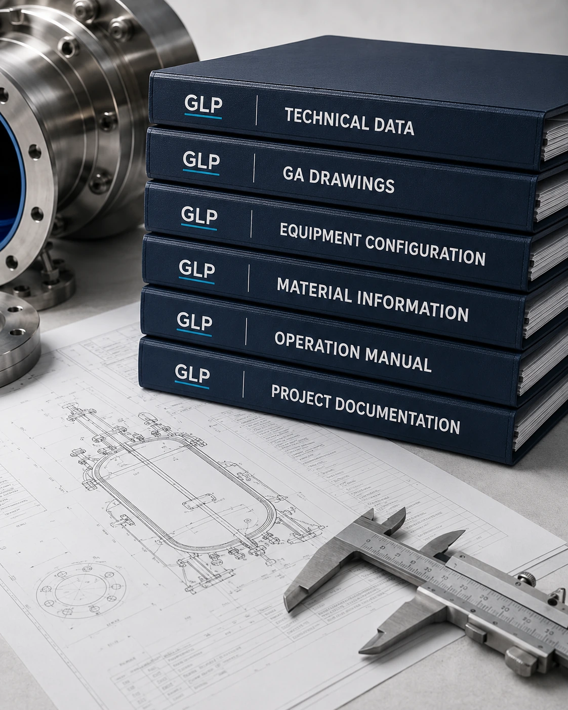 GLP glass lined equipment technical documentation and drawings